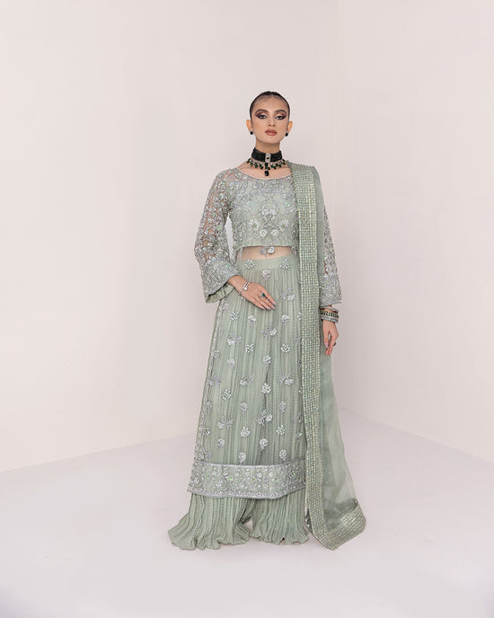 Raja Salahuddin | Wedding Formals | EVA by Raja Salahuddin - Designer Dress - Type: Bridal - Available at Sana Yasir - 100% Original
