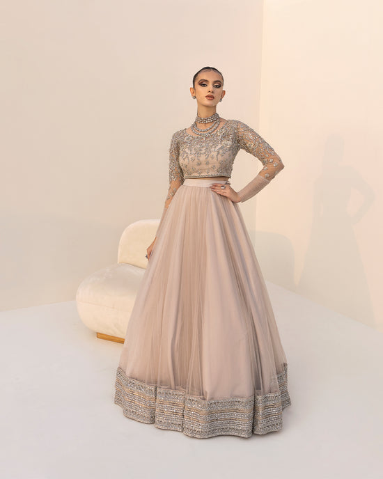 Raja Salahuddin | Wedding Formals | LEAH by Raja Salahuddin - Designer Dress - Type: Bridal - Available at Sana Yasir - 100% Original