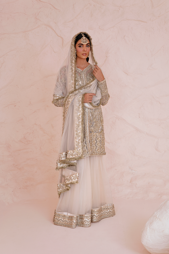 Raja Salahuddin | Wedding Formals | ZAHGUL by Raja Salahuddin - Designer Dress - Type: Bridal - Available at Sana Yasir - 100% Original