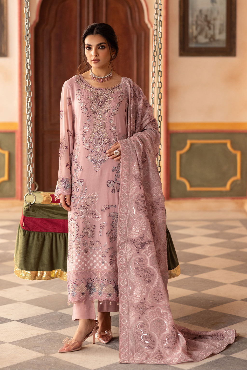 Ramsha | Dastan Formals | T-303 by Ramsha - Designer Dress - Type: Ladies Clothes - Available at Sana Yasir - 100% Original