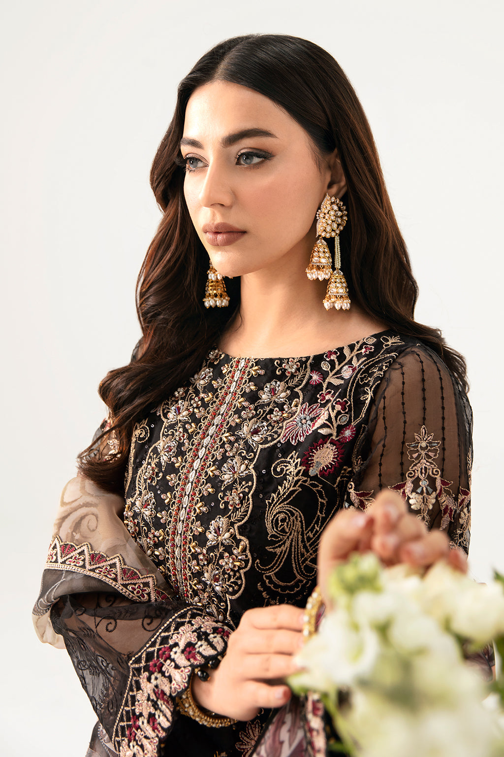 Ramsha | Minhal Organza Collection | M-1105 by Ramsha - Designer Dress - Type: Formal - Available at Sana Yasir - 100% Original