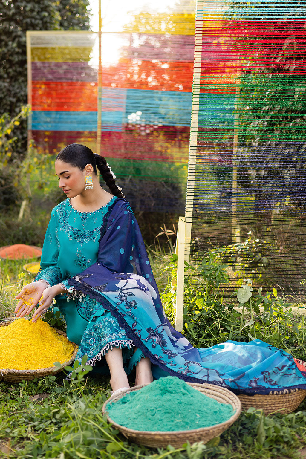 Ramsha | Riwayat Lawn Collection | Y-1201 by Ramsha - Designer Dress - Type: Ladies Clothes - Available at Sana Yasir - 100% Original