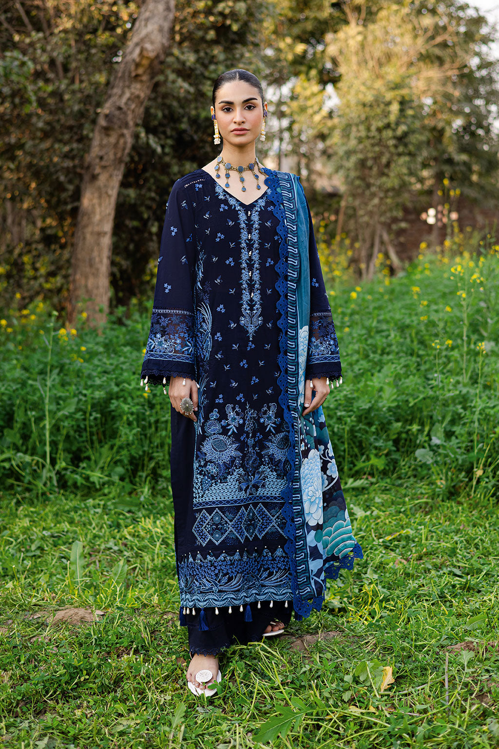Ramsha | Riwayat Lawn Collection | Y-1203 by Ramsha - Designer Dress - Type: Ladies Clothes - Available at Sana Yasir - 100% Original