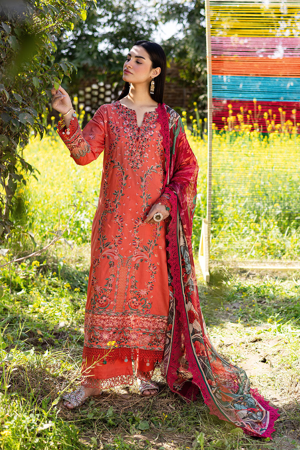 Ramsha | Riwayat Lawn Collection | Y-1205 by Ramsha - Designer Dress - Type: Ladies Clothes - Available at Sana Yasir - 100% Original