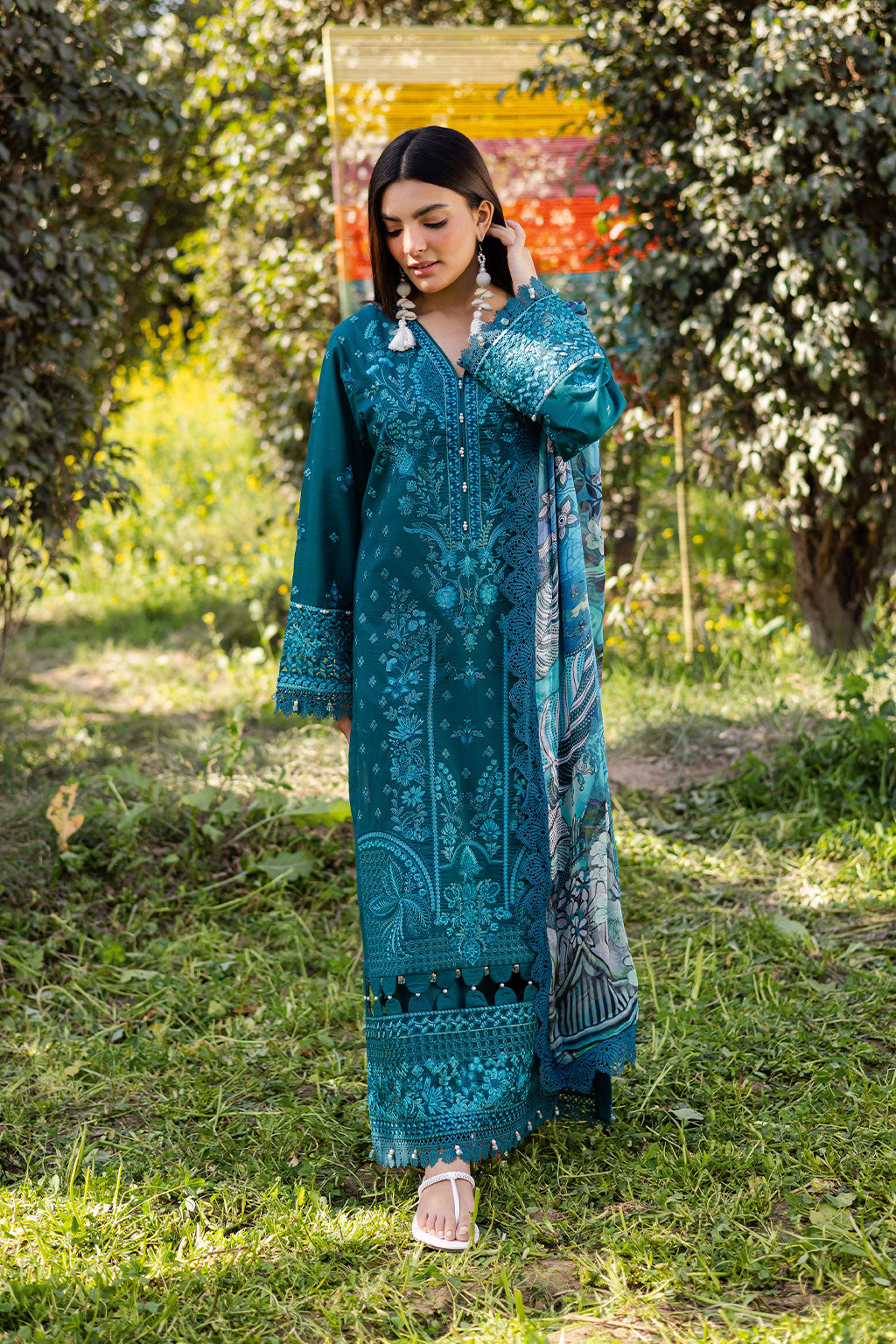 Ramsha | Riwayat Lawn Collection | Y-1206 by Ramsha - Designer Dress - Type: Ladies Clothes - Available at Sana Yasir - 100% Original