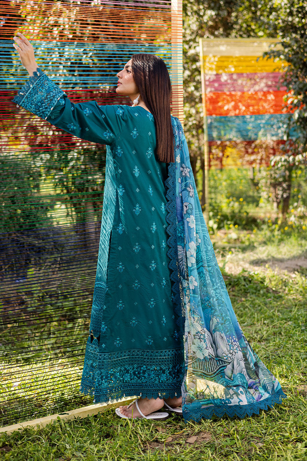 Ramsha | Riwayat Lawn Collection | Y-1206 by Ramsha - Designer Dress - Type: Ladies Clothes - Available at Sana Yasir - 100% Original