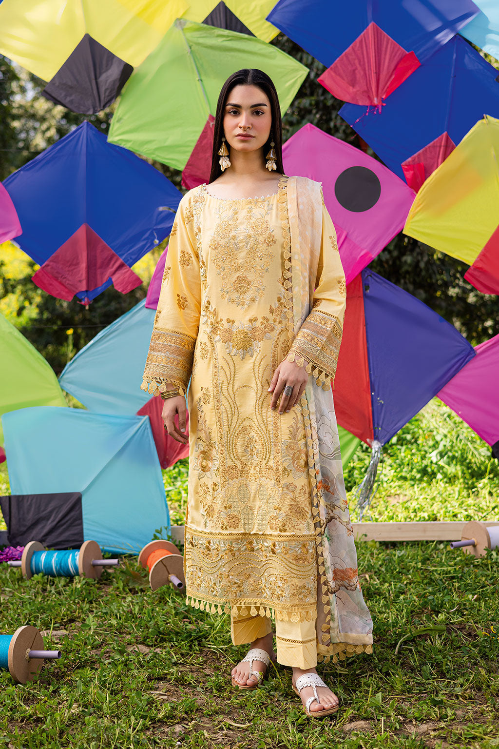 Ramsha | Riwayat Lawn Collection | Y-1207 by Ramsha - Designer Dress - Type: Ladies Clothes - Available at Sana Yasir - 100% Original
