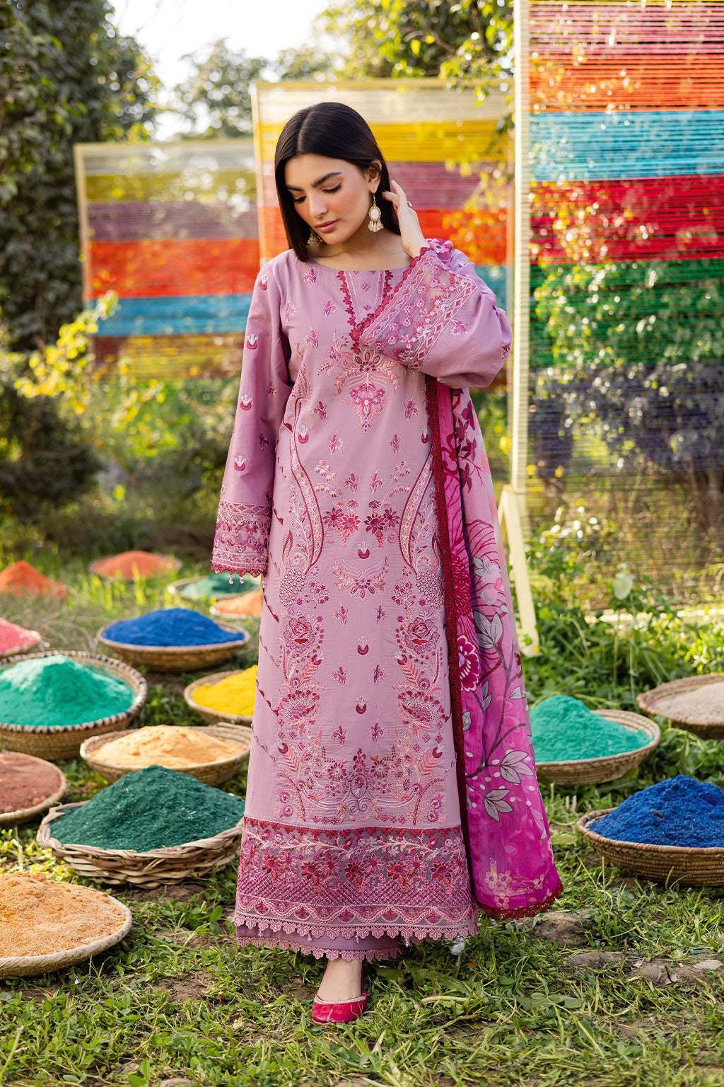 Ramsha | Riwayat Lawn Collection | Y-1209 by Ramsha - Designer Dress - Type: Ladies Clothes - Available at Sana Yasir - 100% Original