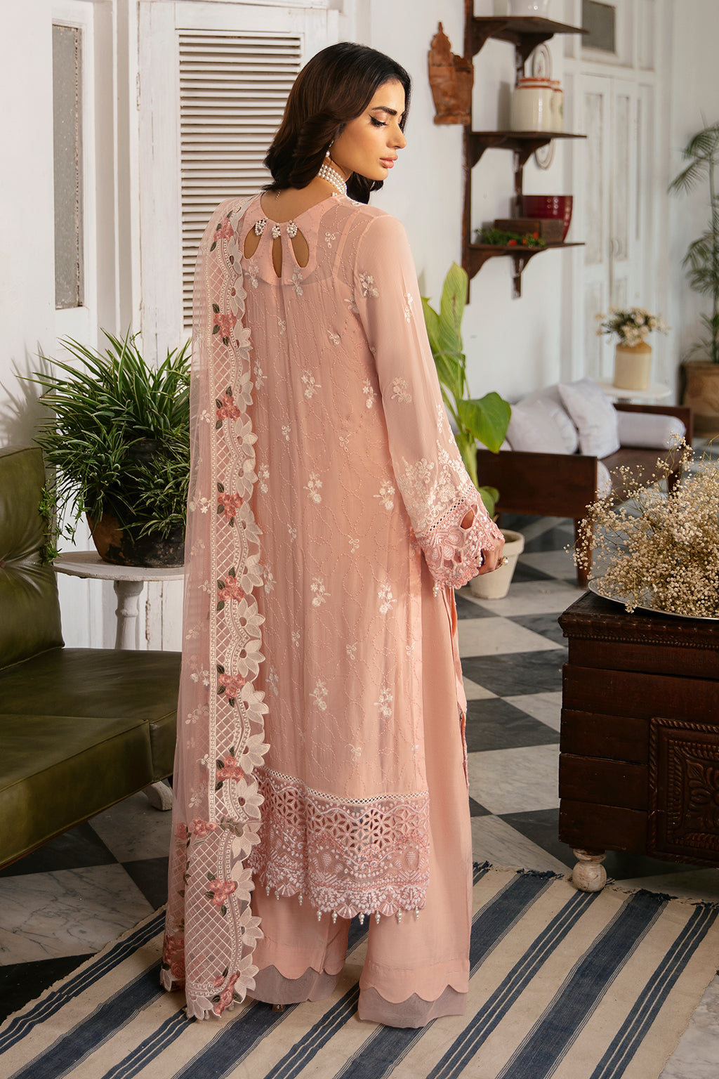 Ramsha | Dastak Luxury Chiffon Collection | Q-101 by Ramsha - Designer Dress - Type: Ladies Clothes - Available at Sana Yasir - 100% Original