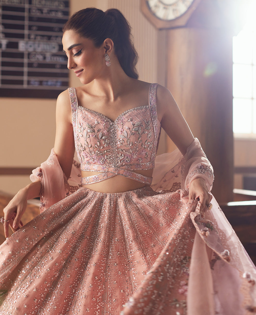 Republic Womenswear | Pieno De Verde Wedding 24 | RWU-24-D4 (Dafne ) by Republic Womenswear - Designer Dress - Type: Ladies Clothes - Available at Sana Yasir - 100% Original