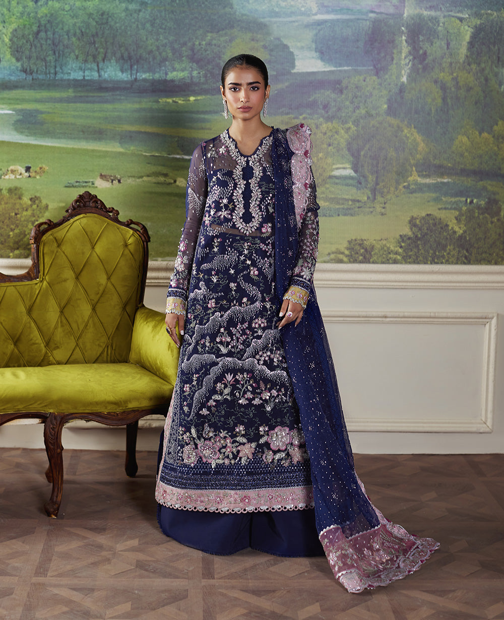 Republic Womenswear | Pieno De Verde Wedding 24 | RWU-24-D7 (Stella ) by Republic Womenswear - Designer Dress - Type: Ladies Clothes - Available at Sana Yasir - 100% Original