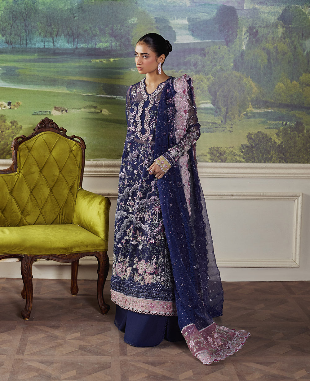 Republic Womenswear | Pieno De Verde Wedding 24 | RWU-24-D7 (Stella ) by Republic Womenswear - Designer Dress - Type: Ladies Clothes - Available at Sana Yasir - 100% Original