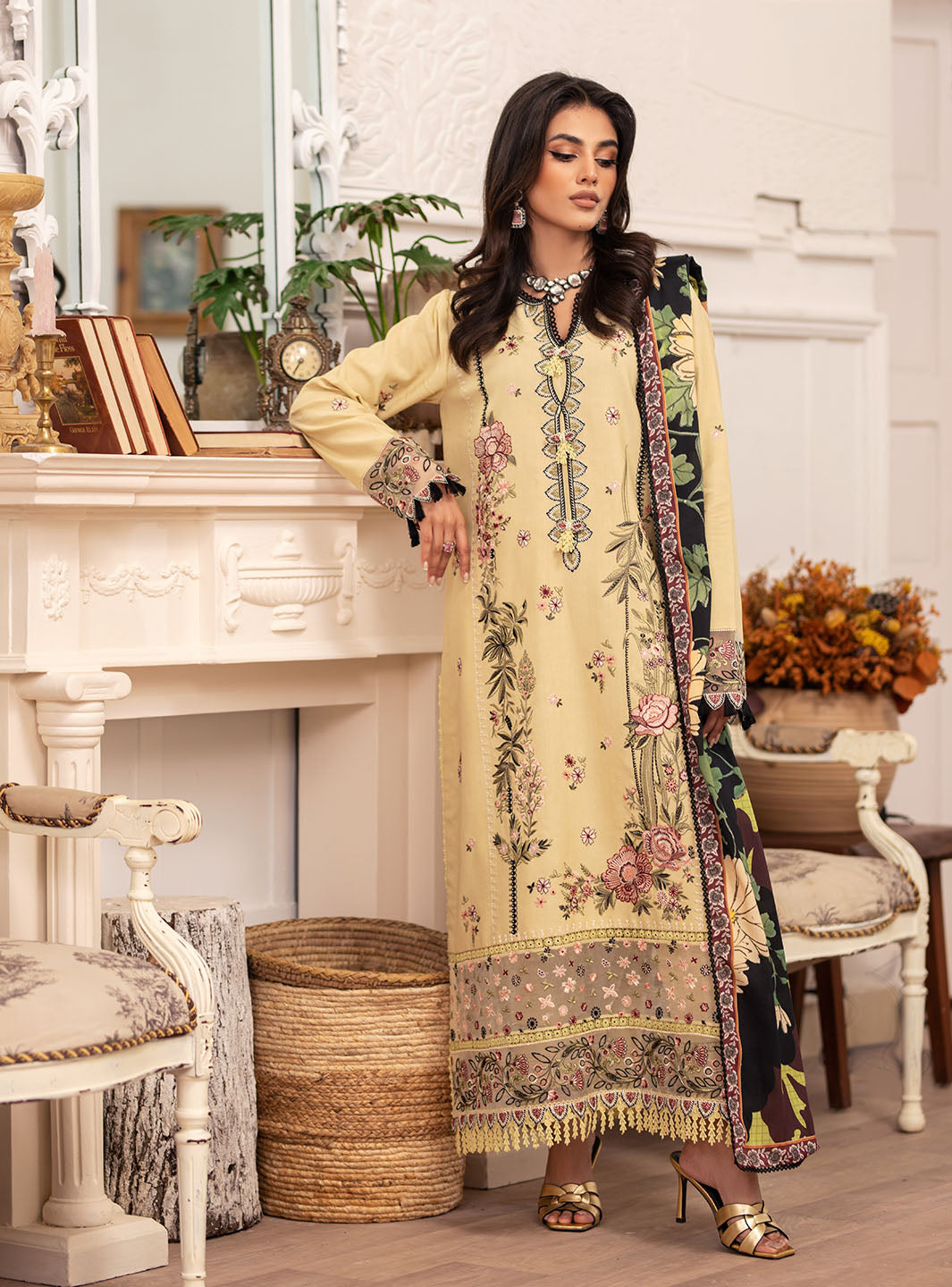 Roheenaz | Meraki Winter Collection | Evie by Roheenaz - Designer Dress - Type: Ladies Clothes - Available at Sana Yasir - 100% Original