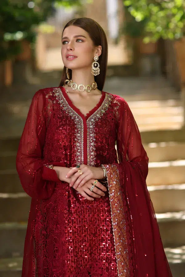 Noor by Saadia Asad | Chiffon Formals 23 | D3-Sirena by Noor by Saadia Asad - Designer Dress - Type: Formal - Available at Sana Yasir - 100% Original