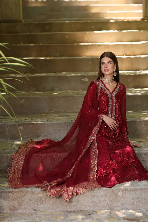 Noor by Saadia Asad | Chiffon Formals 23 | D3-Sirena by Noor by Saadia Asad - Designer Dress - Type: Formal - Available at Sana Yasir - 100% Original