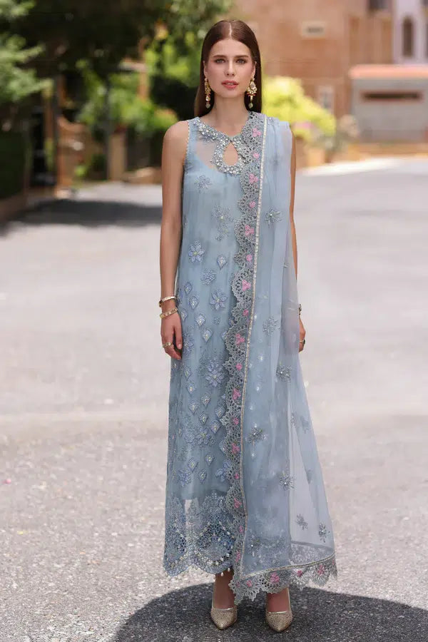 Noor by Saadia Asad | Chiffon Formals 23 | D1-Laira by Noor by Saadia Asad - Designer Dress - Type: Formal - Available at Sana Yasir - 100% Original