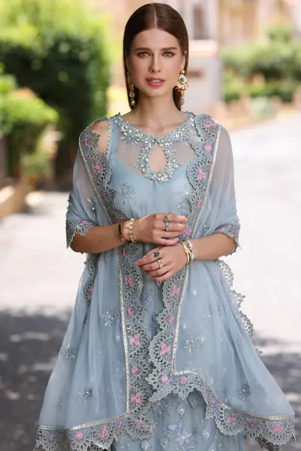 Noor by Saadia Asad | Chiffon Formals 23 | D1-Laira by Noor by Saadia Asad - Designer Dress - Type: Formal - Available at Sana Yasir - 100% Original