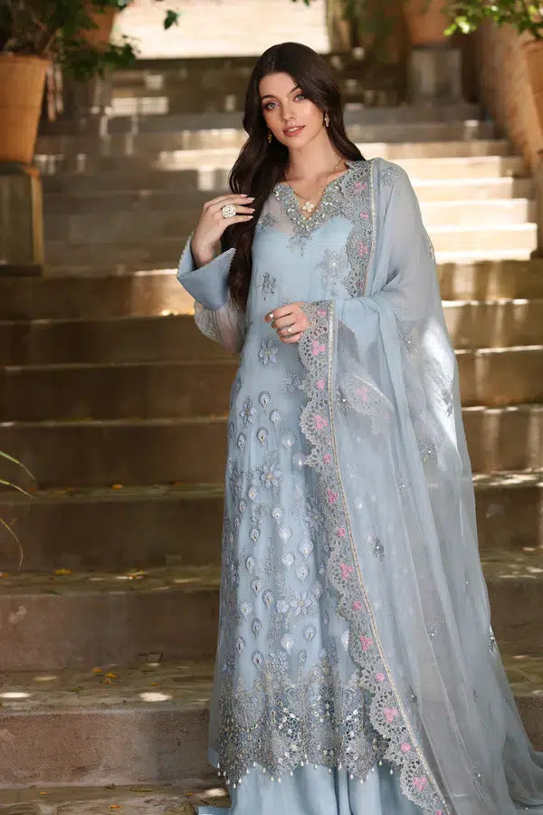 Noor by Saadia Asad | Chiffon Formals 23 | D1-Laira by Noor by Saadia Asad - Designer Dress - Type: Formal - Available at Sana Yasir - 100% Original