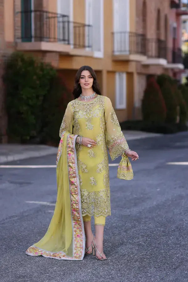 Noor by Saadia Asad | Chiffon Formals 23 | D4-Minali by Noor by Saadia Asad - Designer Dress - Type: Formal - Available at Sana Yasir - 100% Original