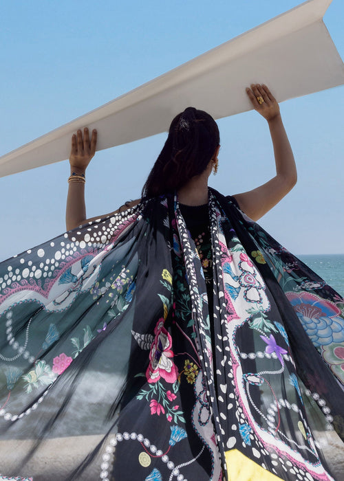 Sadaf Fawad Khan | Siraa Lawn 25 | Luna by Sadaf Fawad Khan - Designer Dress - Type: Ladies Clothes - Available at Sana Yasir - 100% Original