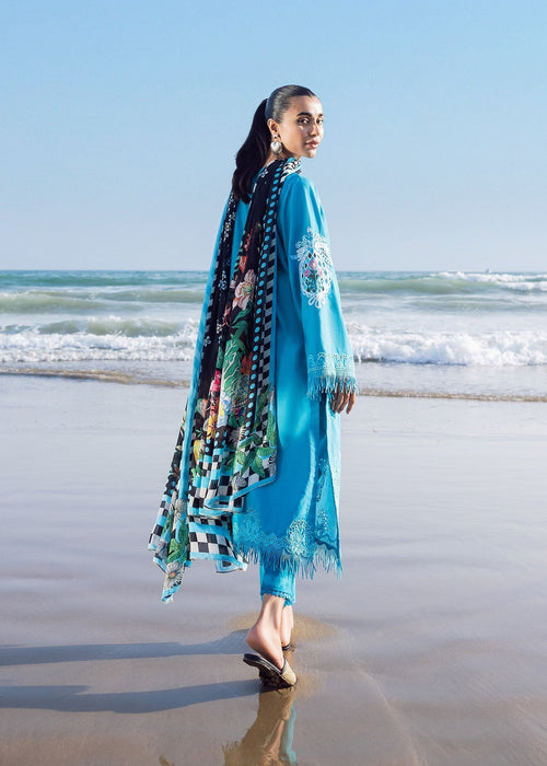Sadaf Fawad Khan | Siraa Lawn 25 | Mystic Sea by Sadaf Fawad Khan - Designer Dress - Type: Ladies Clothes - Available at Sana Yasir - 100% Original