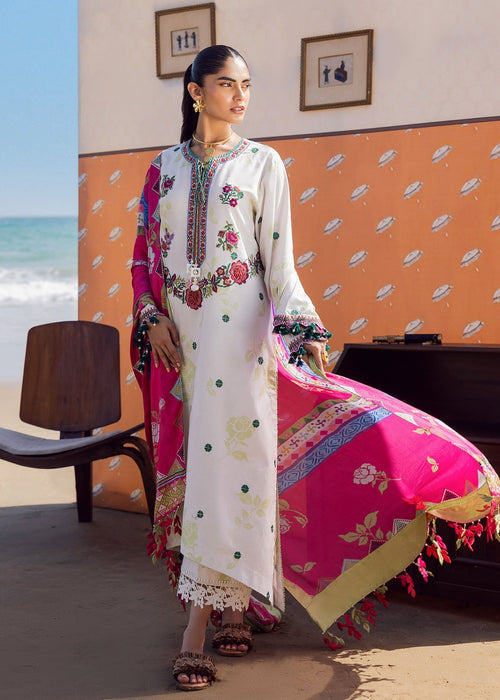Sadaf Fawad Khan | Siraa Lawn 25 | Rosa by Sadaf Fawad Khan - Designer Dress - Type: Ladies Clothes - Available at Sana Yasir - 100% Original