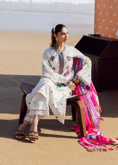 Sadaf Fawad Khan | Siraa Lawn 25 | Rosa by Sadaf Fawad Khan - Designer Dress - Type: Ladies Clothes - Available at Sana Yasir - 100% Original