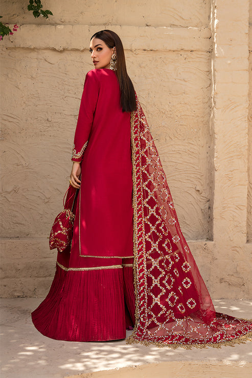 Saffron | Persia Wedding Collection | Rose Gold Satin by Saffron - Designer Dress - Type: Formal - Available at Sana Yasir - 100% Original