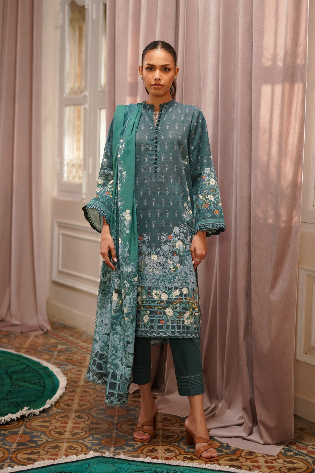 Sahar | Autumn Winter 2024 | Green Elixir by Sahar - Designer Dress - Type: Ladies Clothes - Available at Sana Yasir - 100% Original