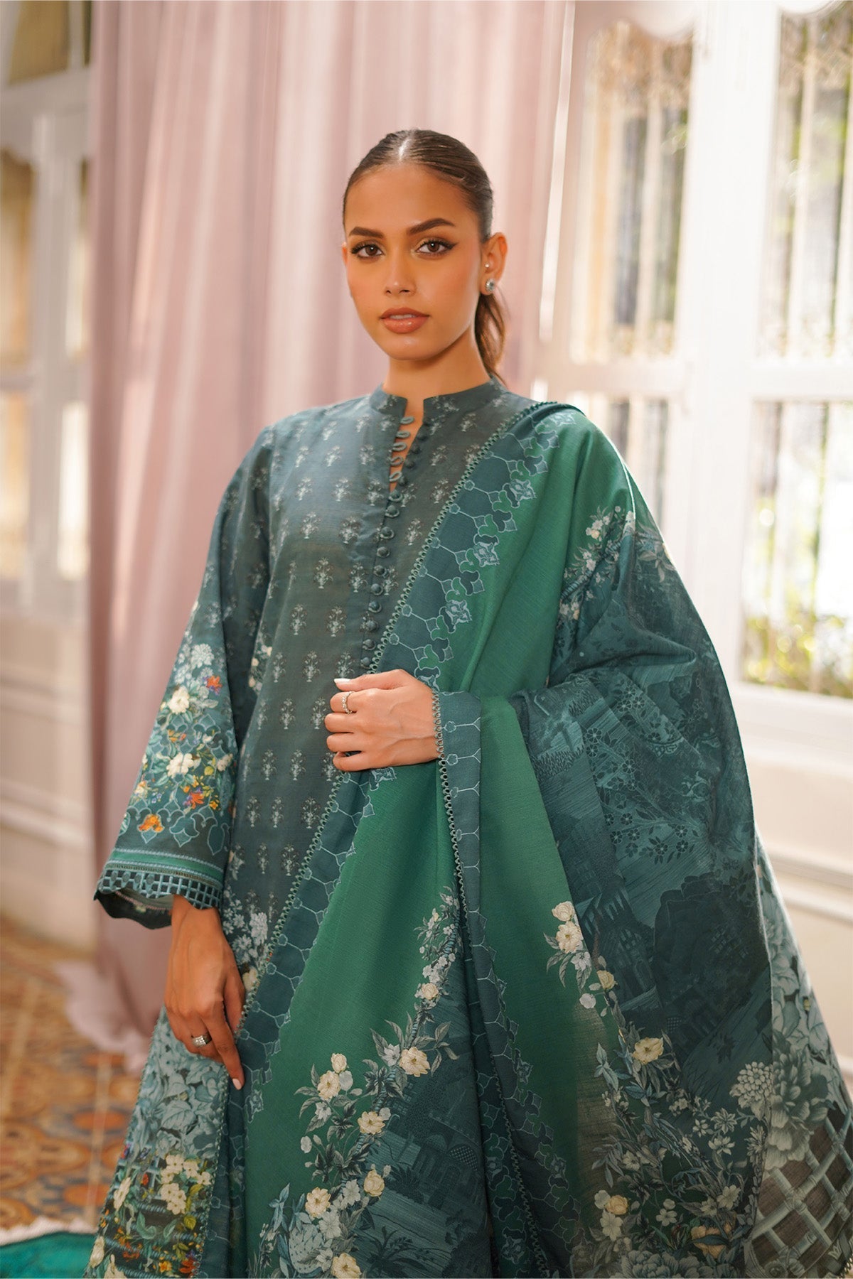 Sahar | Autumn Winter 2024 | Green Elixir by Sahar - Designer Dress - Type: Ladies Clothes - Available at Sana Yasir - 100% Original