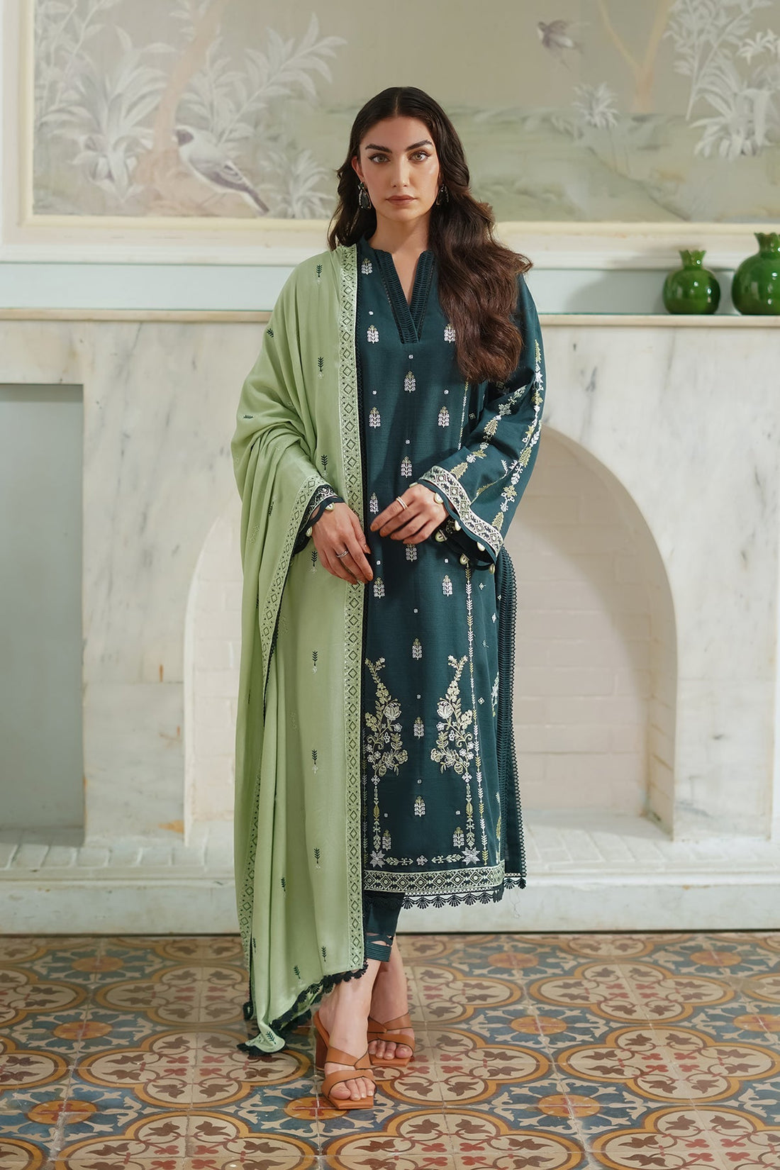 Sahar | Autumn Winter 2024 | Mughal Majesty by Sahar - Designer Dress - Type: Ladies Clothes - Available at Sana Yasir - 100% Original