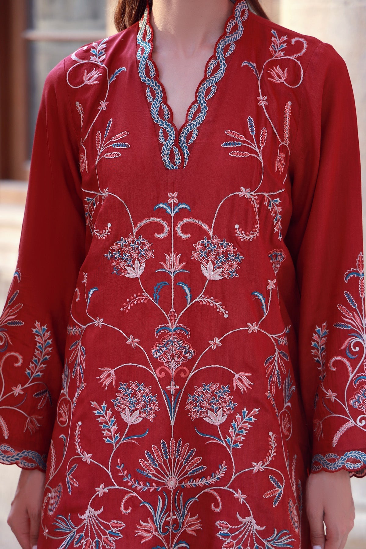 Sahar | Luxe Pret 25 | Crimson Garden