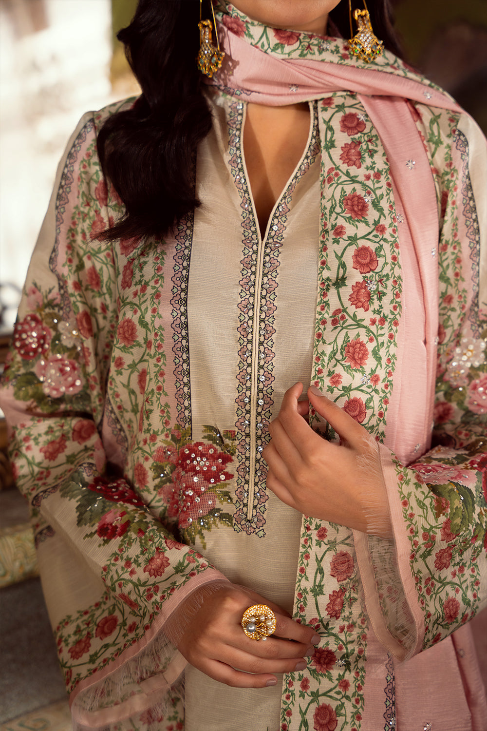 Saira Rizwan | Dahini Silk Pret | ADELIA -SRLP07-25