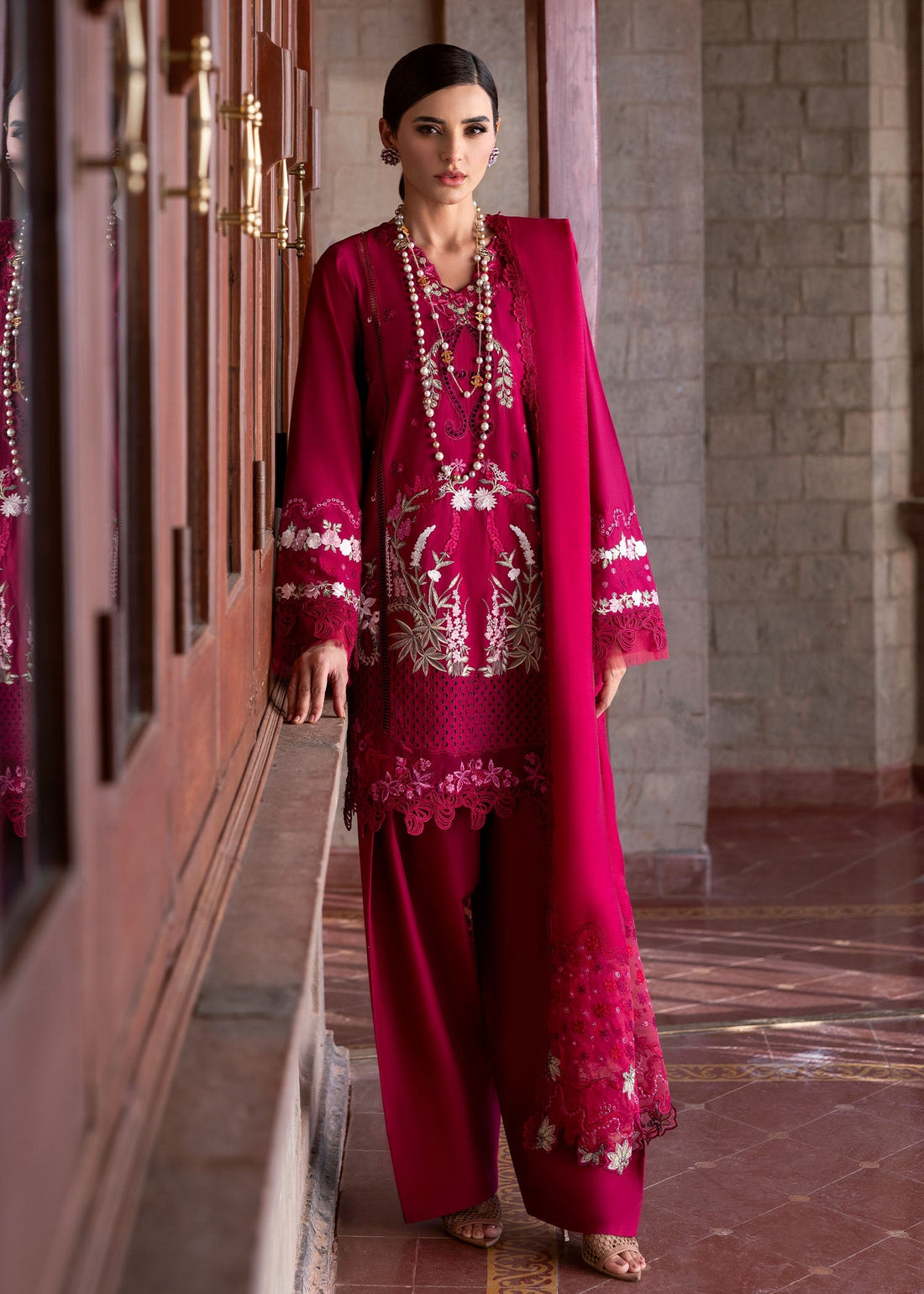 Saira Shakira | Bloom Lawn 25 | FAYE 7-B by Saira Shakira - Designer Dress - Type: Ladies Clothes - Available at Sana Yasir - 100% Original