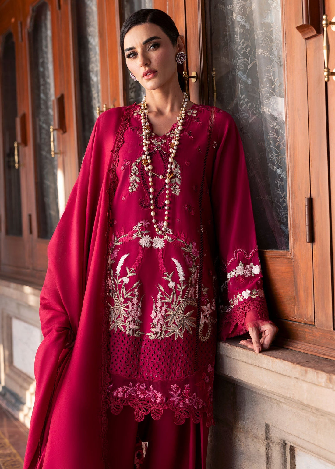 Saira Shakira | Bloom Lawn 25 | FAYE 7-B by Saira Shakira - Designer Dress - Type: Ladies Clothes - Available at Sana Yasir - 100% Original