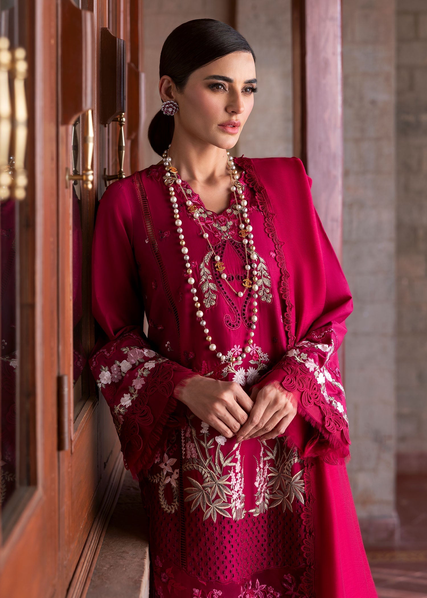 Saira Shakira | Bloom Lawn 25 | FAYE 7-B by Saira Shakira - Designer Dress - Type: Ladies Clothes - Available at Sana Yasir - 100% Original
