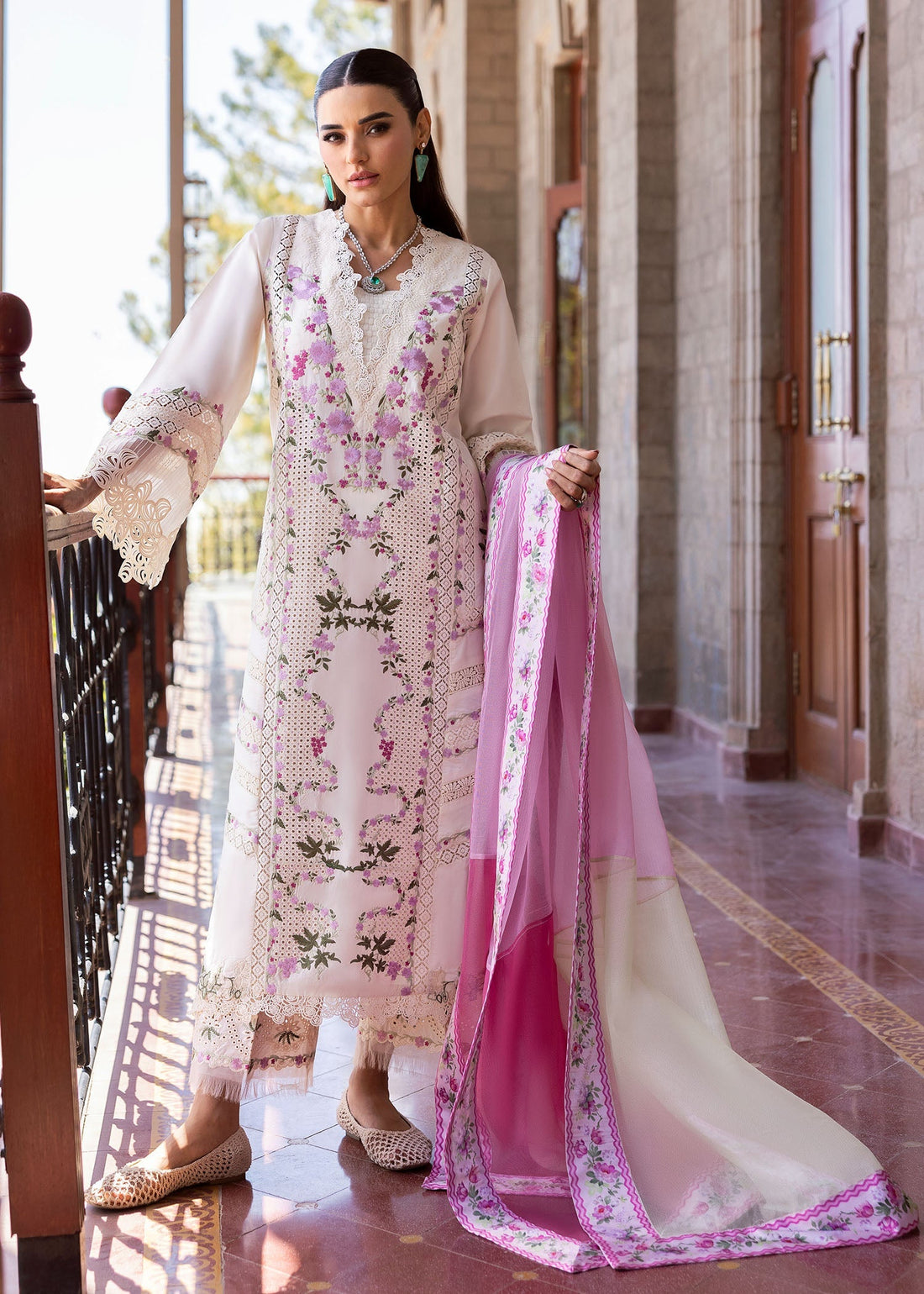 Saira Shakira | Bloom Lawn 25 | ZERENE 1-A by Saira Shakira - Designer Dress - Type: Ladies Clothes - Available at Sana Yasir - 100% Original