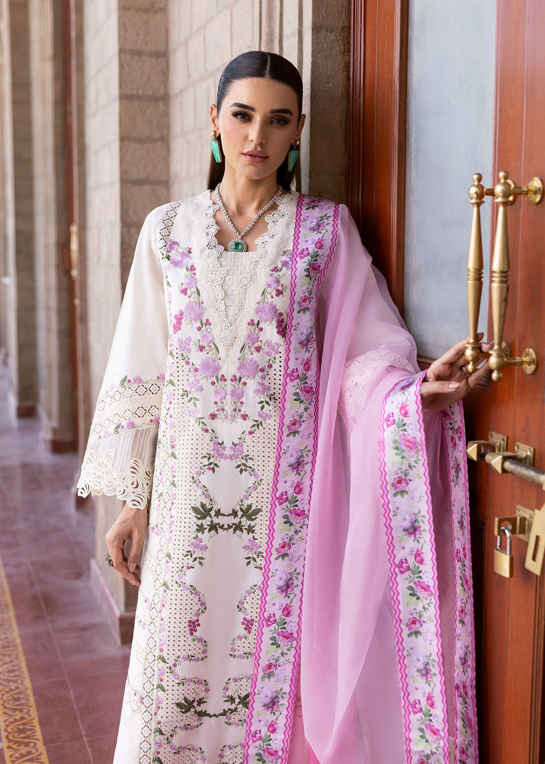 Saira Shakira | Bloom Lawn 25 | ZERENE 1-A by Saira Shakira - Designer Dress - Type: Ladies Clothes - Available at Sana Yasir - 100% Original