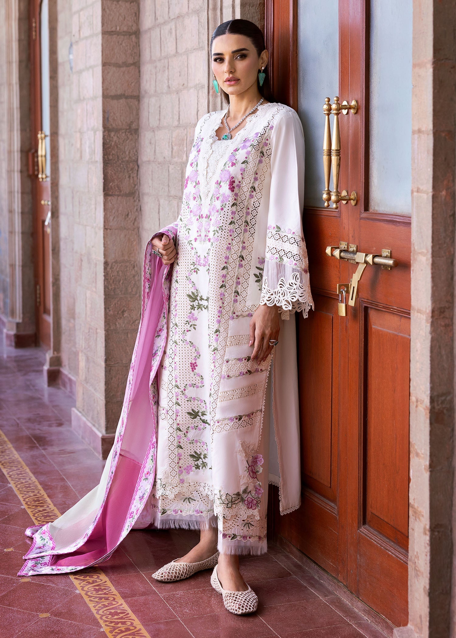 Saira Shakira | Bloom Lawn 25 | ZERENE 1-A by Saira Shakira - Designer Dress - Type: Ladies Clothes - Available at Sana Yasir - 100% Original