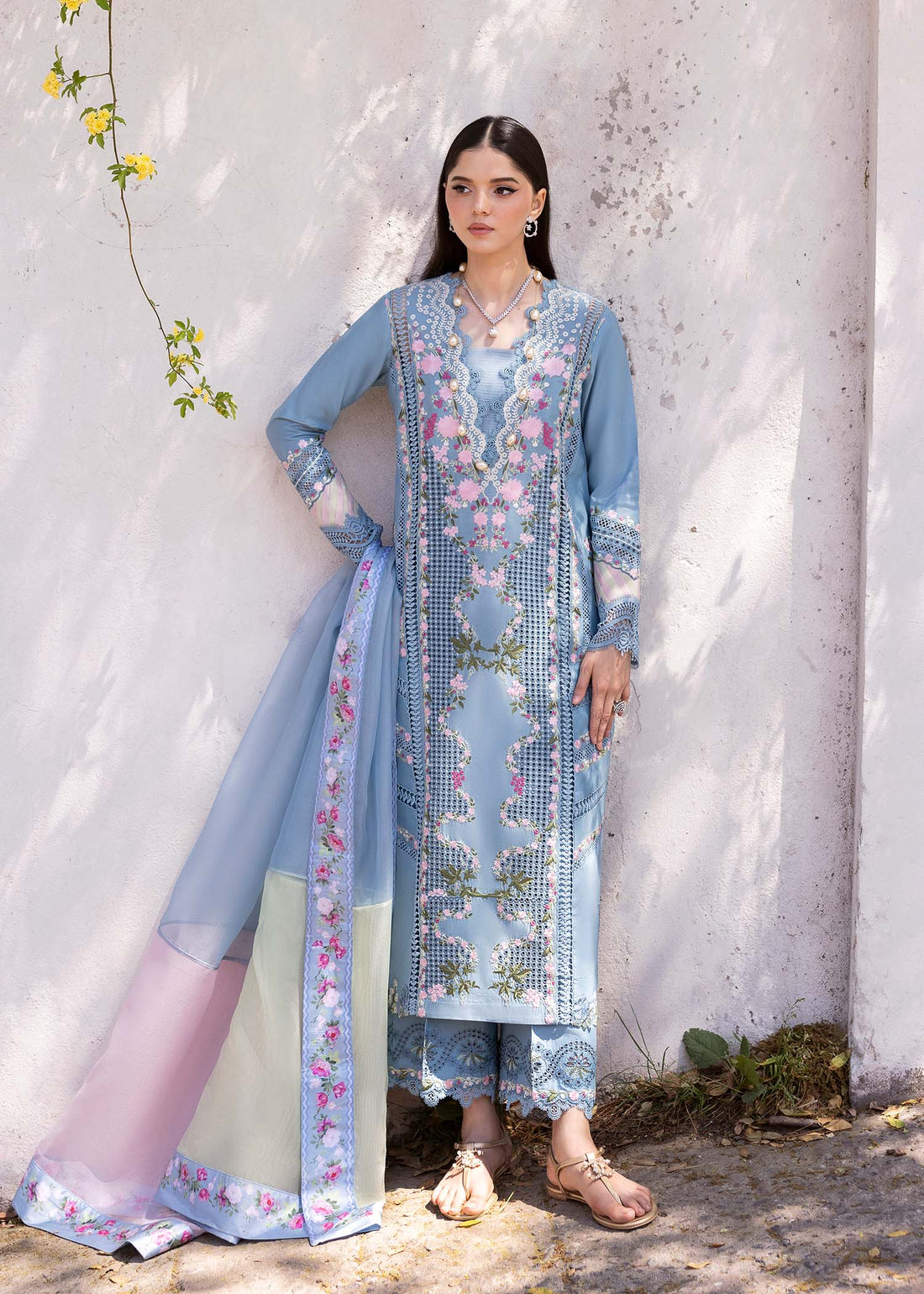Saira Shakira | Bloom Lawn 25 | ZERENE 1-B by Saira Shakira - Designer Dress - Type: Ladies Clothes - Available at Sana Yasir - 100% Original