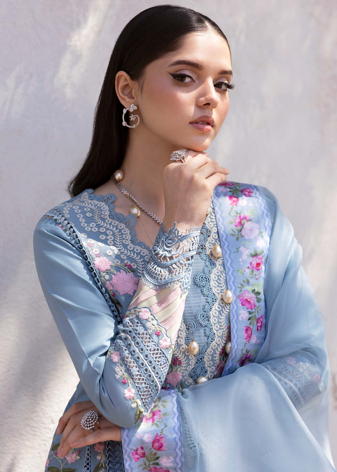 Saira Shakira | Bloom Lawn 25 | ZERENE 1-B by Saira Shakira - Designer Dress - Type: Ladies Clothes - Available at Sana Yasir - 100% Original
