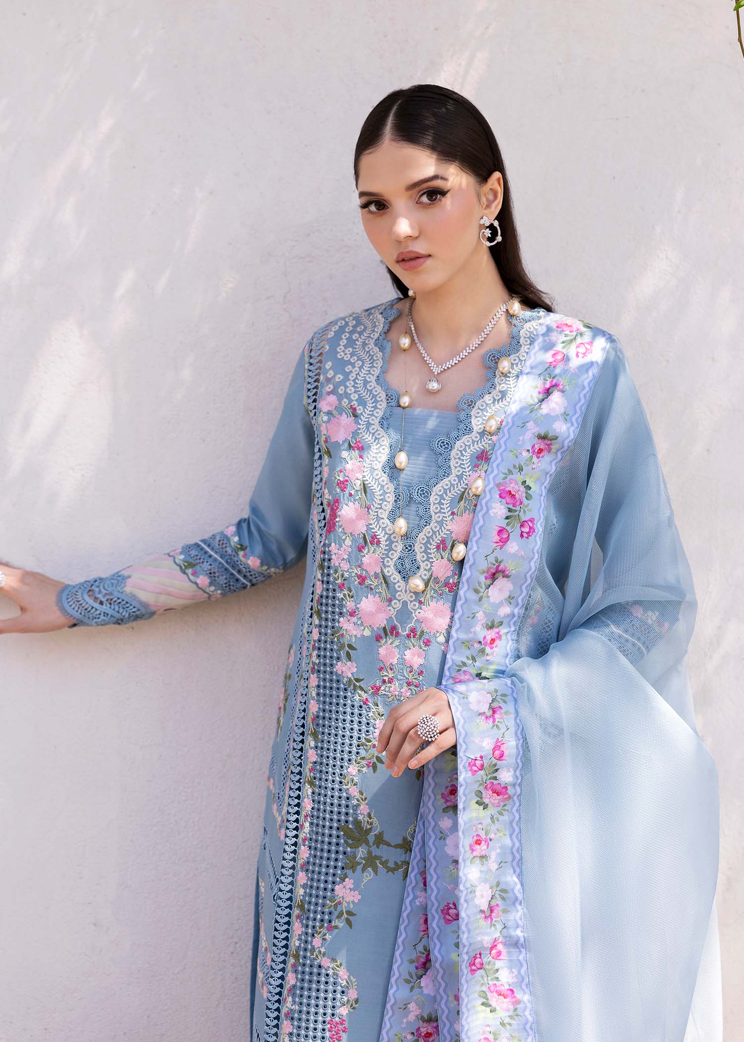 Saira Shakira | Bloom Lawn 25 | ZERENE 1-B by Saira Shakira - Designer Dress - Type: Ladies Clothes - Available at Sana Yasir - 100% Original