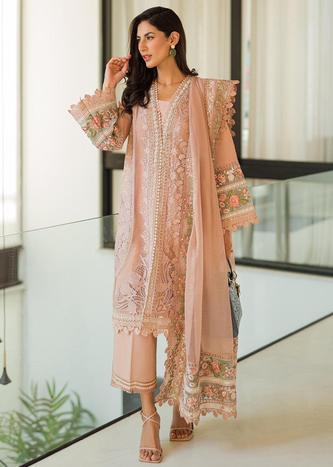 Saira Shakira | Luxury Pret | Blush Moon by Saira Shakira - Designer Dress - Type: Luxury - Available at Sana Yasir - 100% Original