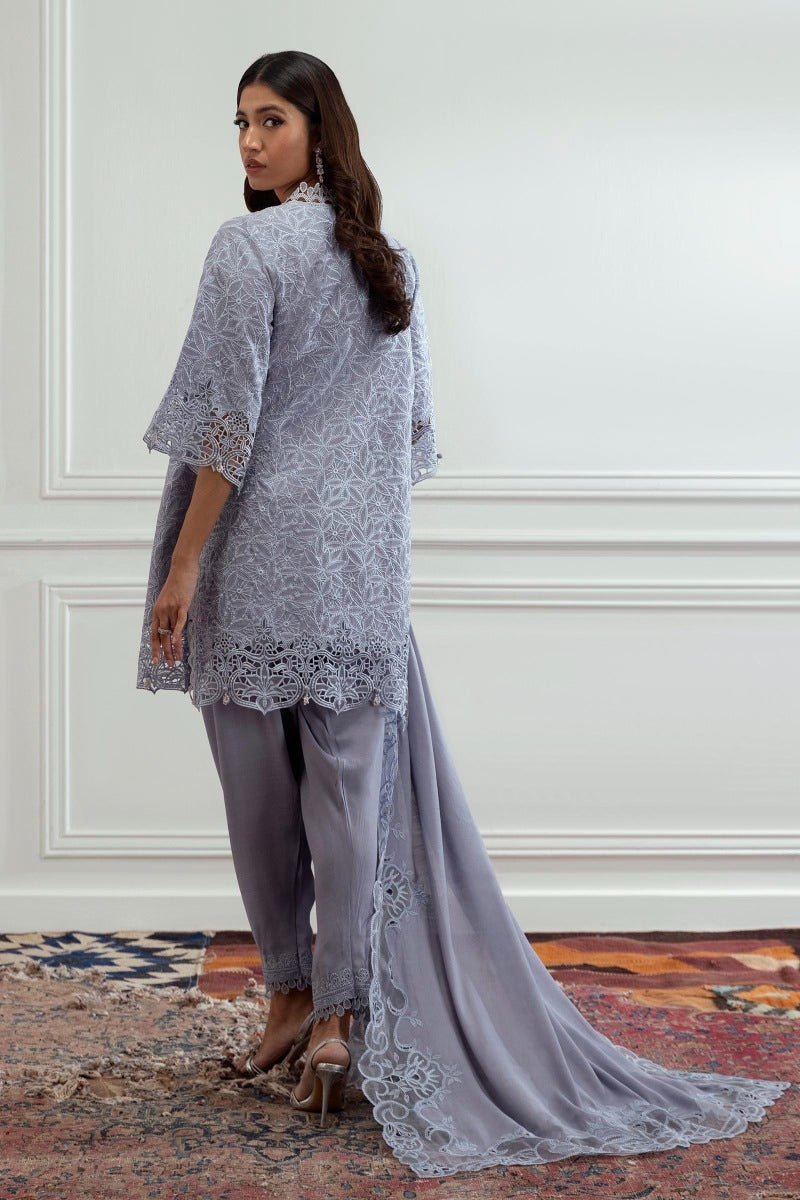 Sana Safinaz | Luxury Pret | FW23FOR126 by Sana Safinaz - Designer Dress - Type: Ladies Clothes - Available at Sana Yasir - 100% Original