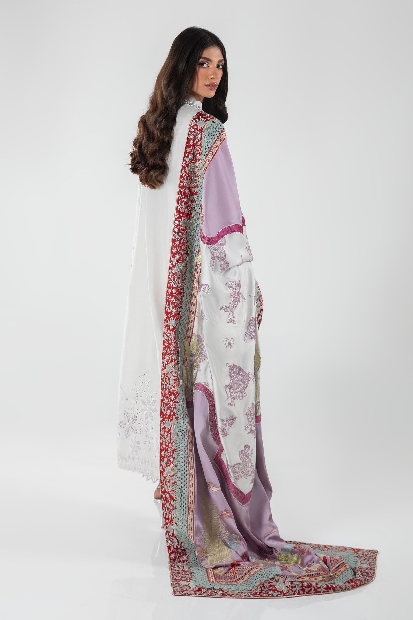 Sana Safinaz | Luxury Pret | FW23FOR156P3 by Sana Safinaz - Designer Dress - Type: Ladies Clothes - Available at Sana Yasir - 100% Original