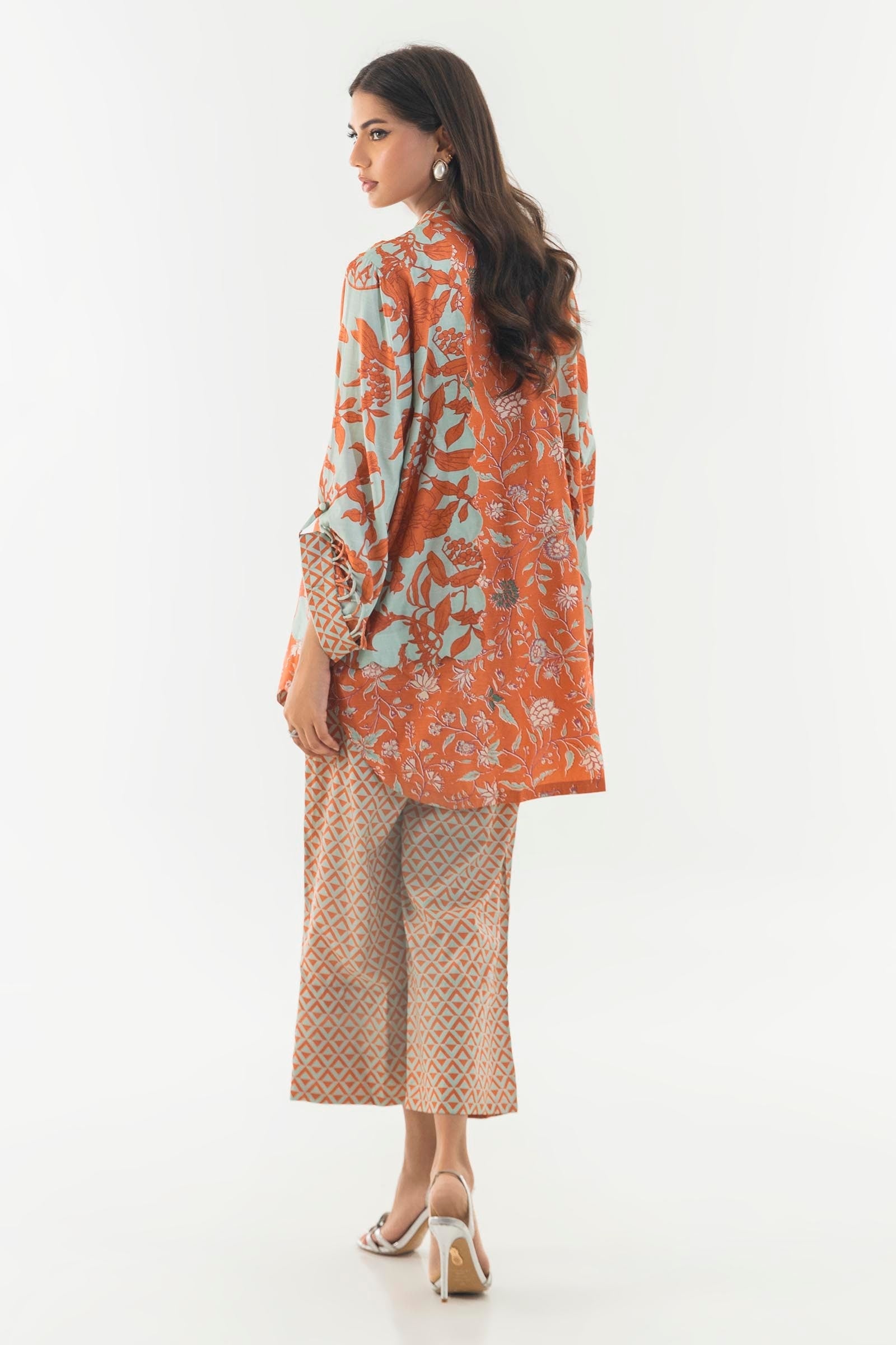 Sana Safinaz | Luxury Pret | SS24FOR228P2T by Sana Safinaz - Designer Dress - Type: Ladies Clothes - Available at Sana Yasir - 100% Original
