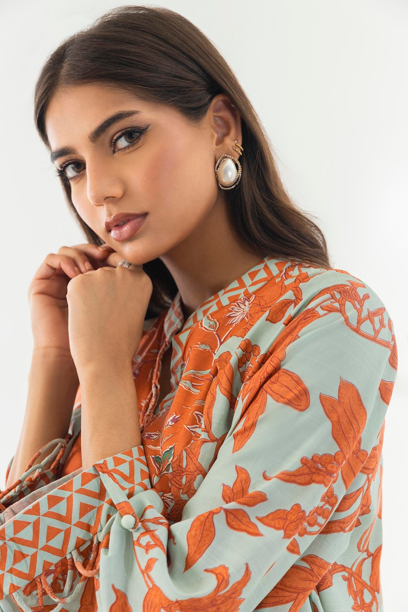 Sana Safinaz | Luxury Pret | SS24FOR228P2T by Sana Safinaz - Designer Dress - Type: Ladies Clothes - Available at Sana Yasir - 100% Original