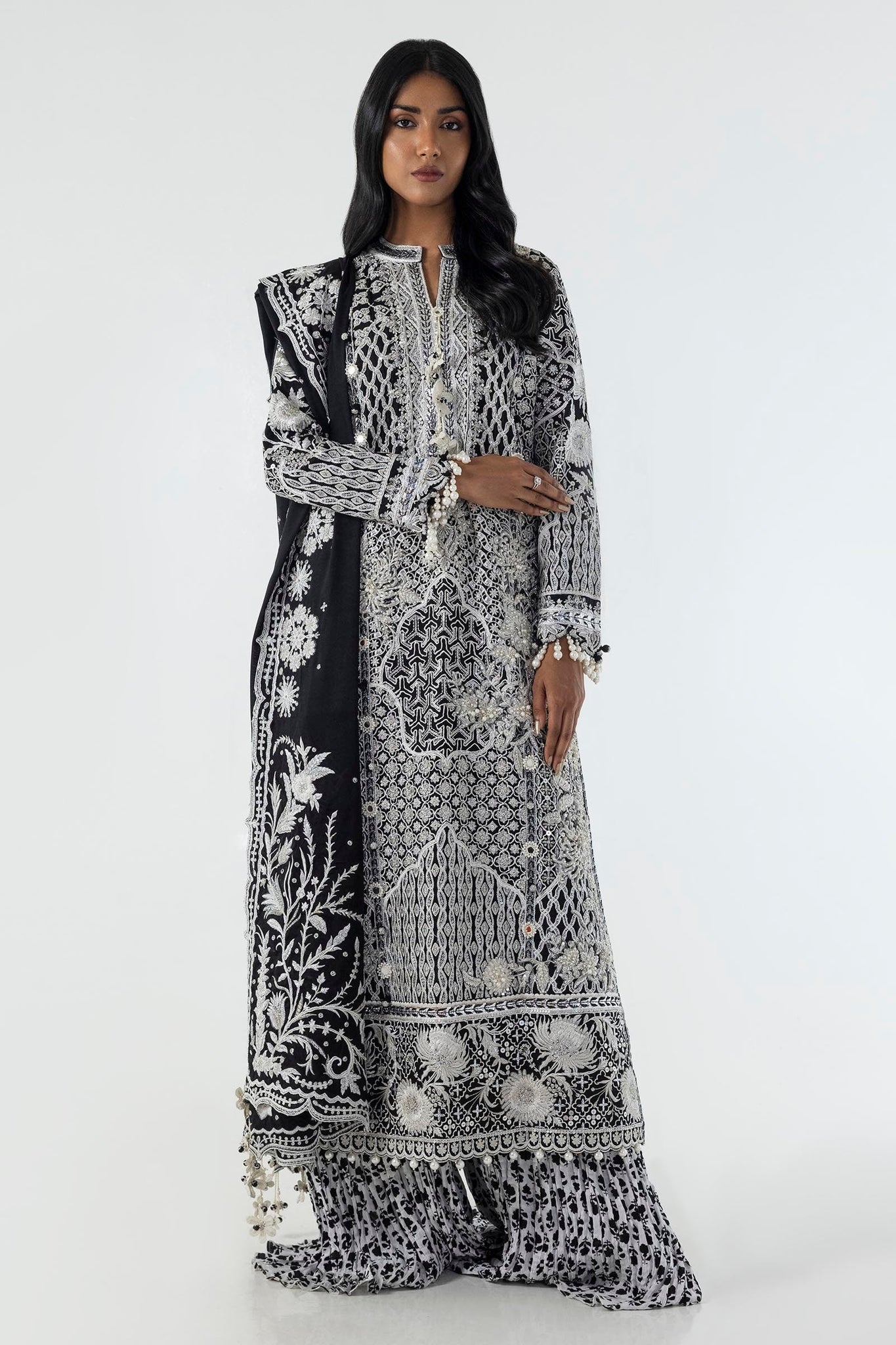 Sana Safinaz | Luxury Pret | SS24FOR263P3 by Sana Safinaz - Designer Dress - Type: Ladies Clothes - Available at Sana Yasir - 100% Original