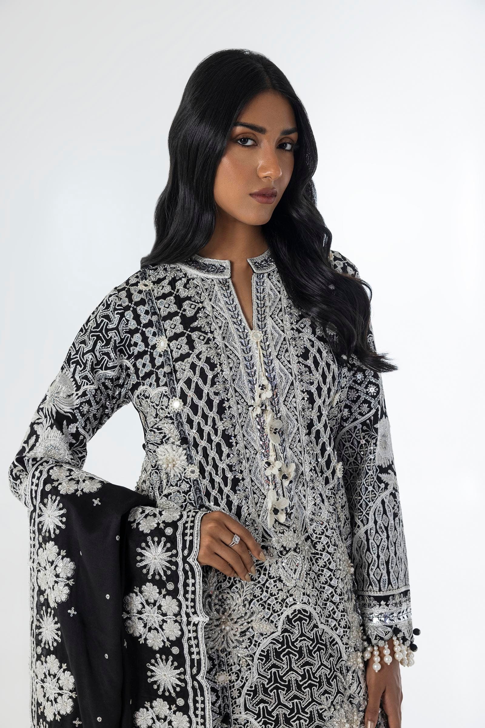 Sana Safinaz | Luxury Pret | SS24FOR263P3 by Sana Safinaz - Designer Dress - Type: Ladies Clothes - Available at Sana Yasir - 100% Original