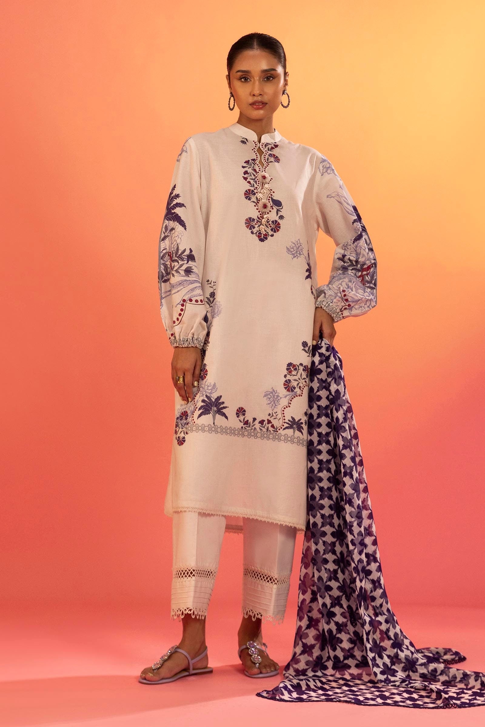 Sana Safinaz | Mahay Summer 25 | 001A by Sana Safinaz - Designer Dress - Type: Ladies Clothes - Available at Sana Yasir - 100% Original